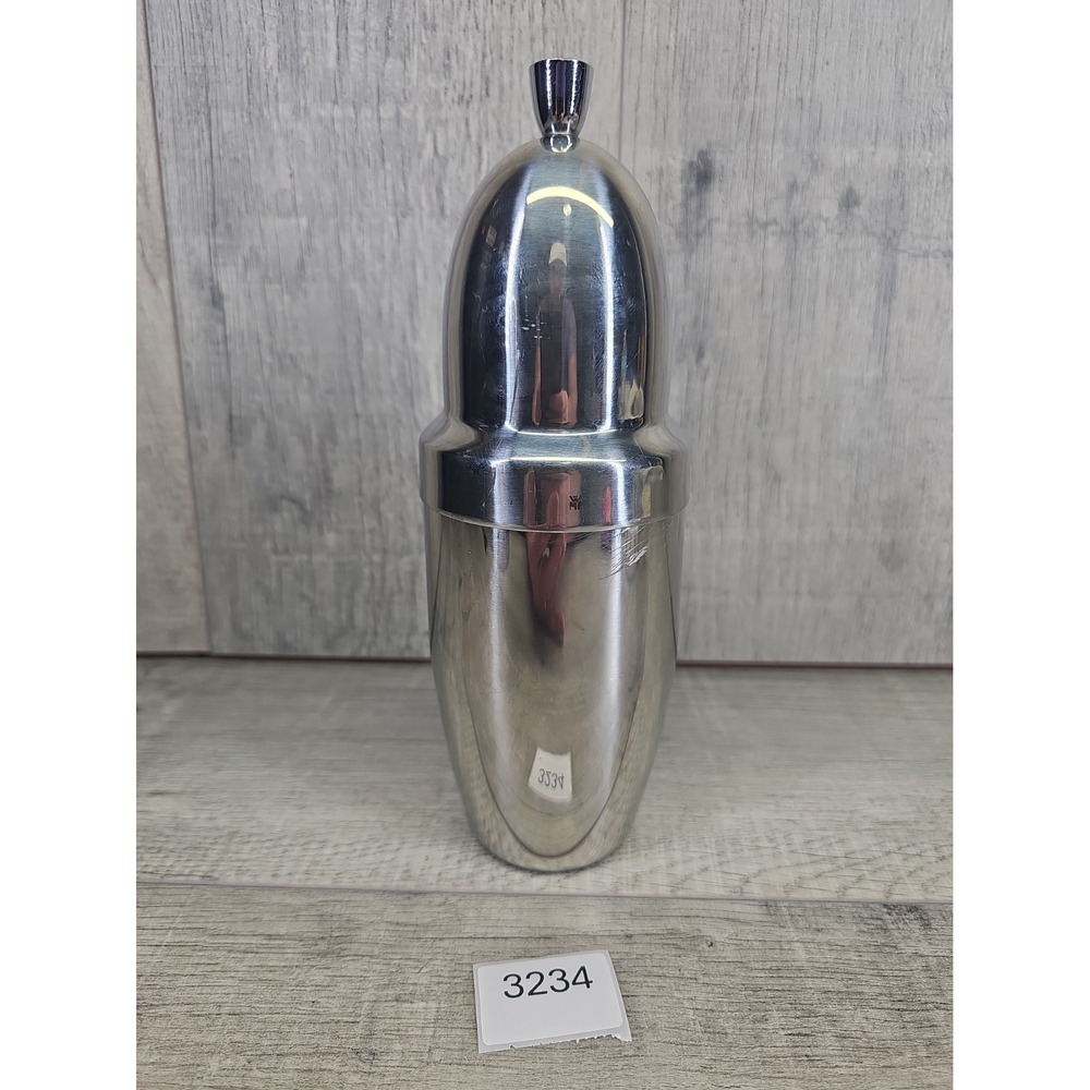 WMF Cromargan By Jo Laubner Stainless Steel Cocktail Shaker Germany MCM Barware